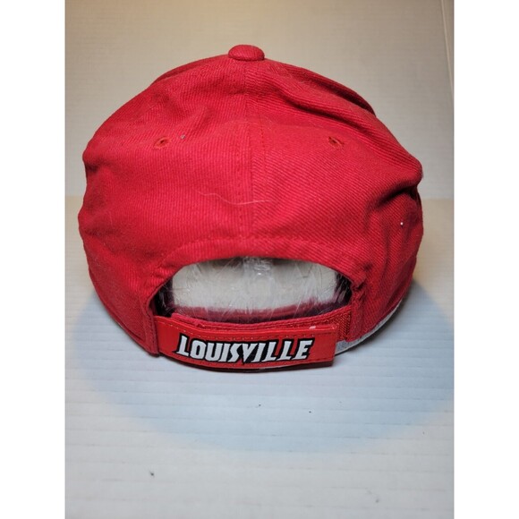 Louisville Cardinals Spelled Out Embroidered Strapback Red Hat Spellout‎ NCAA - Picture 4 of 10